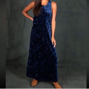NWT Natural Life Velvet Maxi Dress